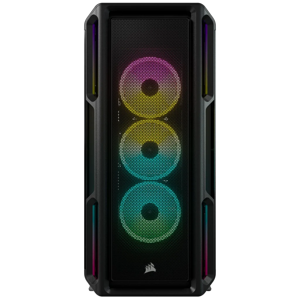 Corsair iCUE 5000T RGB TG Mid-Tower E-ATX ház, fekete - Image 2