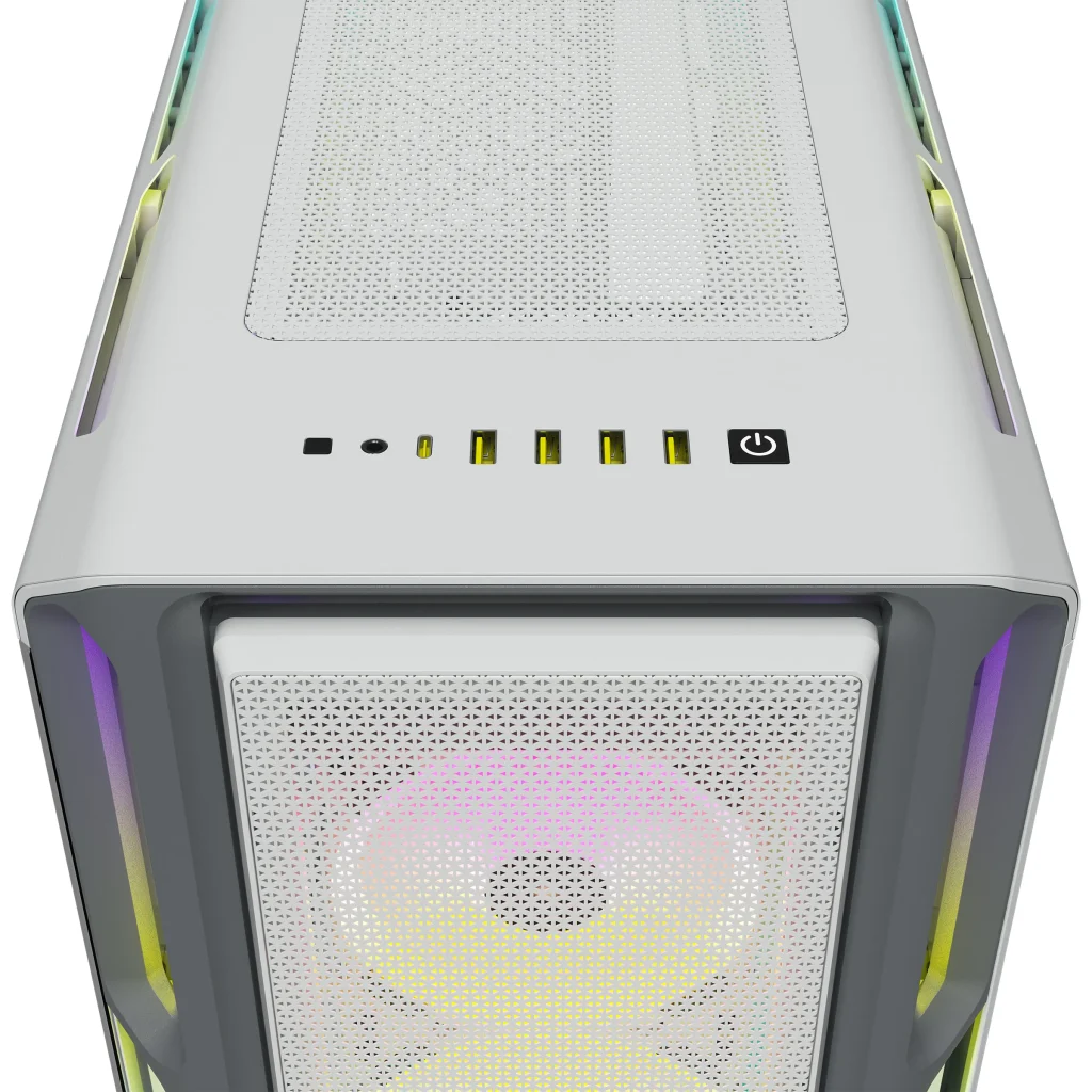 Corsair iCUE 5000T RGB TG Mid-Tower E-ATX ház, fehér - Image 3