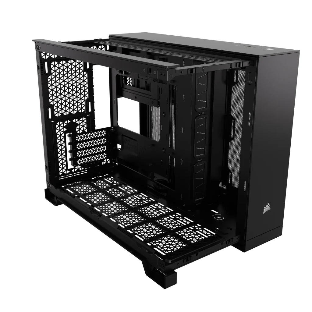 CORSAIR Ház Micro-ATX 2500D AIRFLOW, Tápegység nélkül, Edzett Üveg, fekete - Image 12