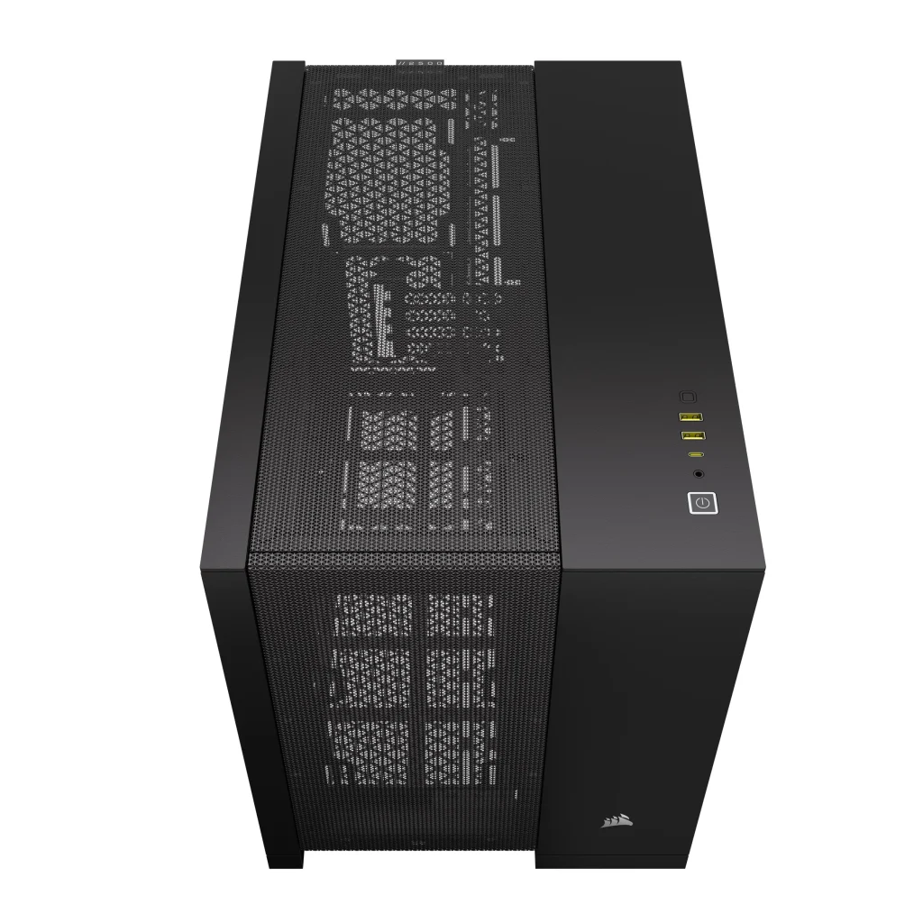 CORSAIR Ház Micro-ATX 2500D AIRFLOW, Tápegység nélkül, Edzett Üveg, fekete - Image 10