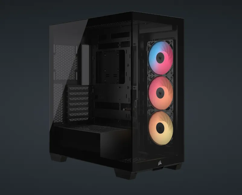Corsair 3500X RSR ARGB TG Mid-Tower ATX ház, fekete