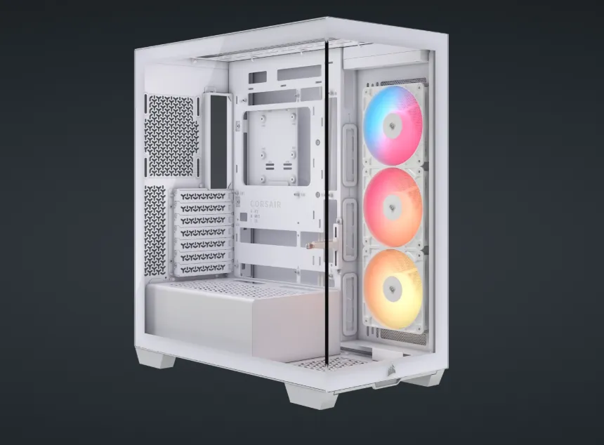 Corsair 3500X RSR ARGB TG Mid-Tower ATX ház, fehér
