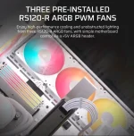 Corsair 3500X RSR ARGB TG Mid-Tower ATX ház, fehér - Image 3