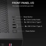 Corsair 3500X LXR iCUE LINK TG Mid-Tower ATX ház, fekete - Image 4