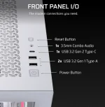 Corsair 3500X LXR iCUE LINK TG Mid-Tower ATX ház, fehér - Image 4