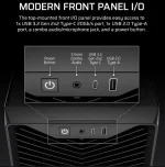 Corsair 3200D RS Mid-Tower ATX ház, fekete - Image 5