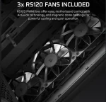 Corsair 3200D RS Mid-Tower ATX ház, füstszín - Image 4