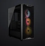 Corsair 3200D RS ARGB Mid-Tower ATX ház, fekete