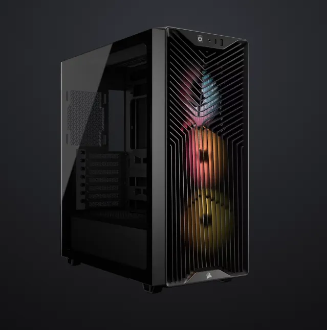 Corsair 3200D RS ARGB Mid-Tower ATX ház, fekete