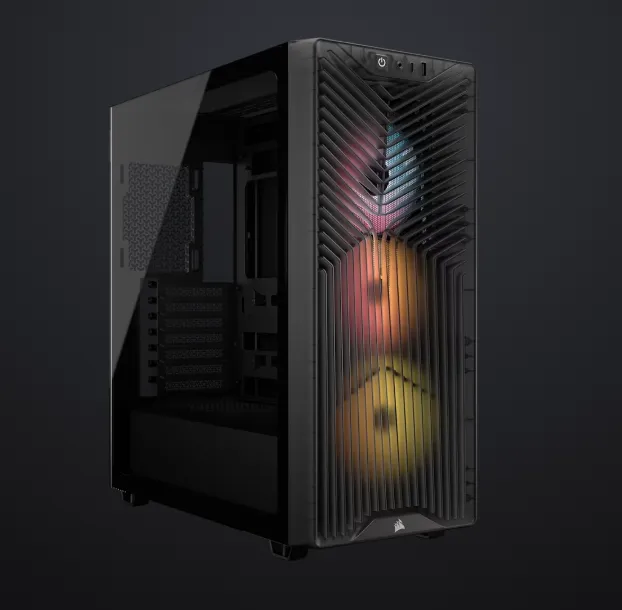 Corsair 3200D RS ARGB Mid-Tower ATX ház, füstszín
