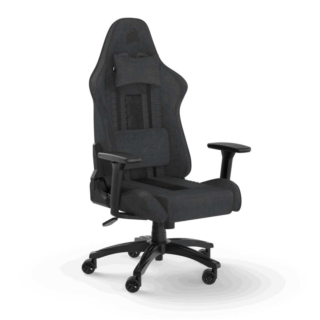 CORSAIR TC100 RELAXED gamer szék, szövet (szürke és fekete) - Image 1