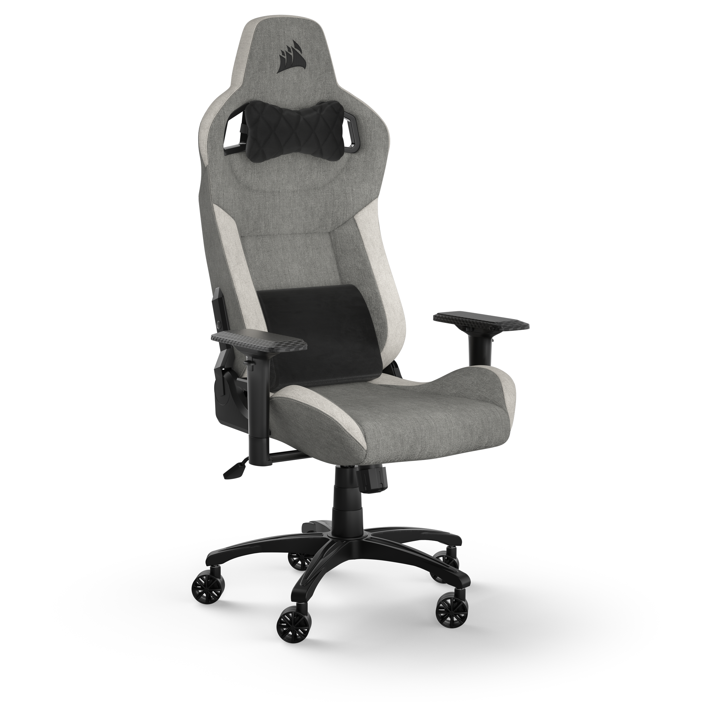 CORSAIR T3 Rush (2023) gamer szék, szürke és fehér