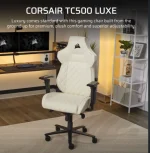 CORSAIR TC500 LUXE gémer szék, szövet (bézs) - Image 2