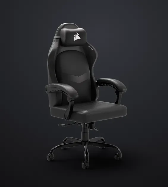 CF-9010075-EU_CF-9010075-EU CORSAIR TC80 gamer szék , fekete műbőr/fekete szövet - Image 1