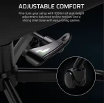 CORSAIR TC80 gamer szék , fekete műbőr/fekete szövet - Image 5