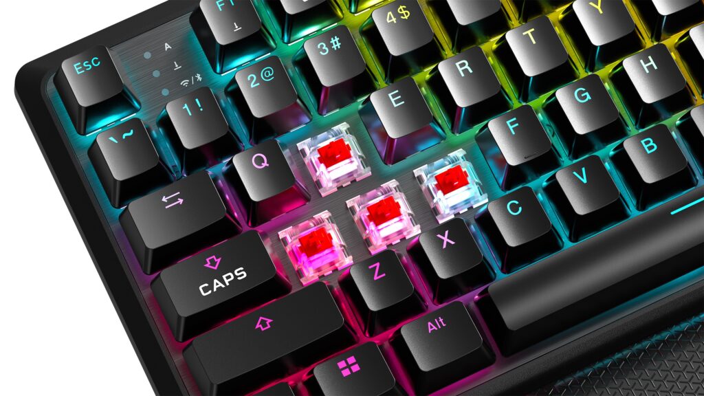 CORSAIR K70 CORE TKL WIRELESS RGB Mechanikus Gaming Billentyűzet - Image 7