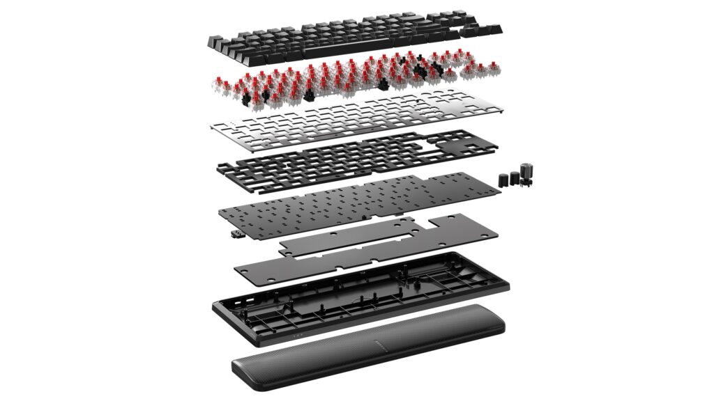 CORSAIR K70 CORE TKL WIRELESS RGB Mechanikus Gaming Billentyűzet - Image 3