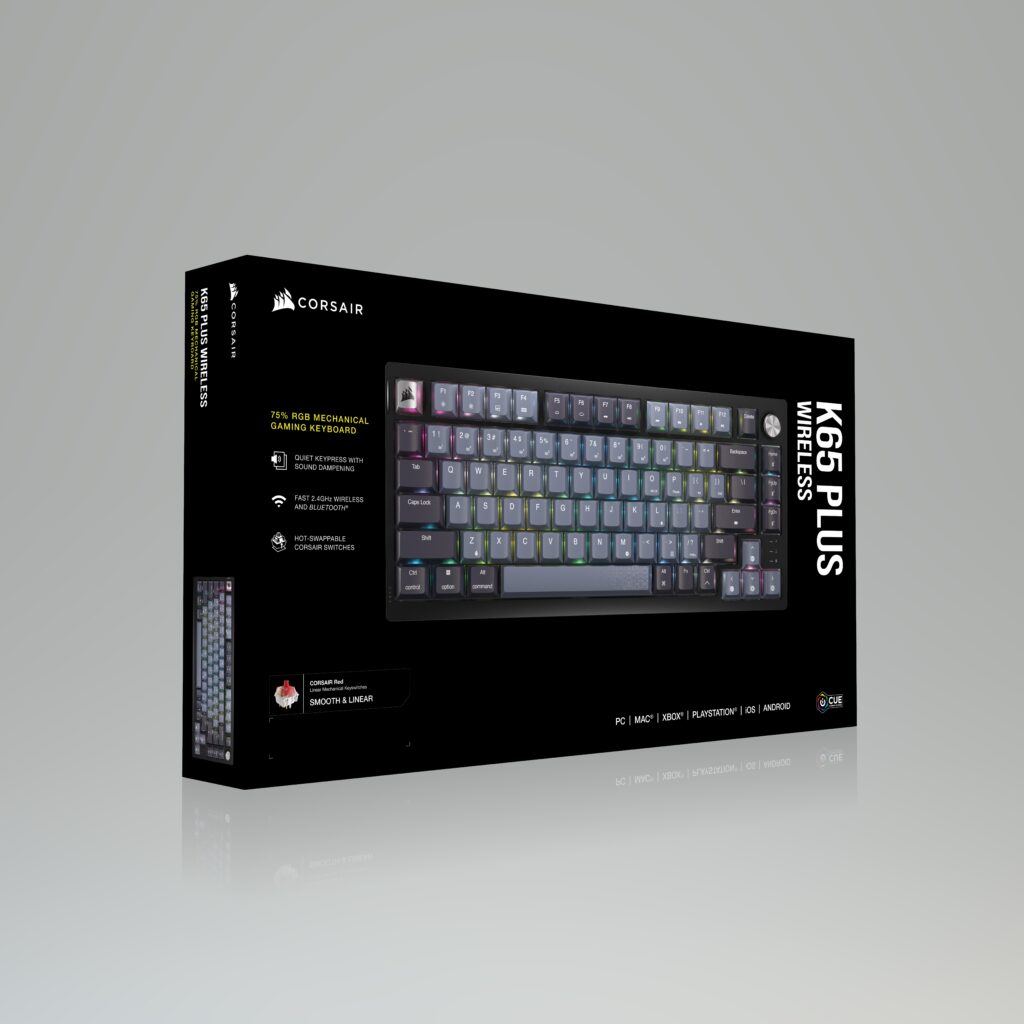 CORSAIR K65 Plus vezeték nélküli mechnaikus Gamer billentyűzet - Image 2