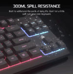 CORSAIR K55 CORE TKL RGB membrános gamer billentyűzet