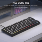 CORSAIR K55 CORE TKL RGB membrános gamer billentyűzet - Image 2