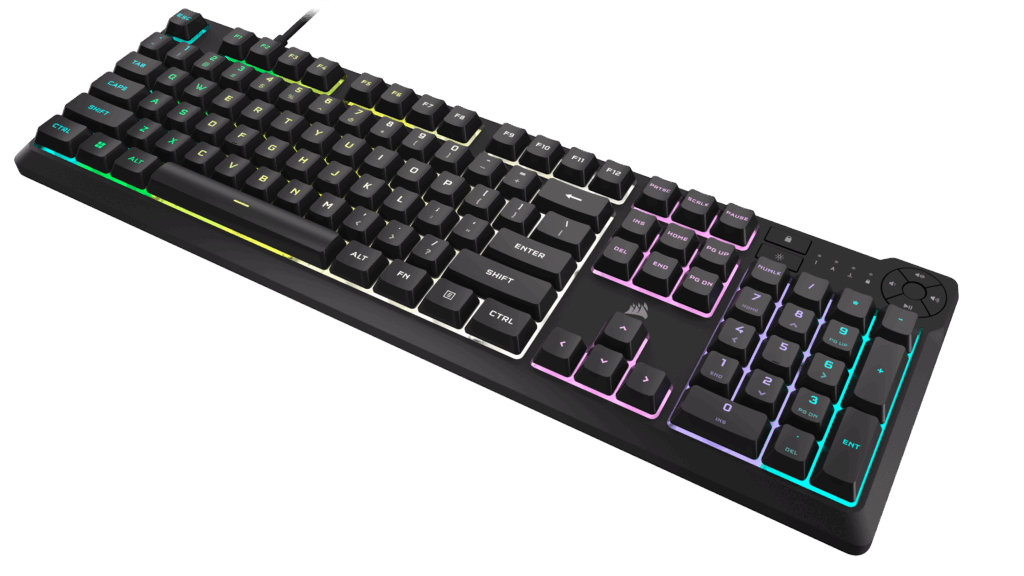 CH-9226C65-NA_2.png CORSAIR K55 CORE RGB Gamer Billentyűzet, fekete - Image 3