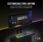 CORSAIR K55 CORE RGB Gamer Billentyűzet, szürke - Image 4