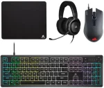 Corsair 4in1 vezetékes gamer billetyűzet+egér+fejhallgató+egérpad - Image 6