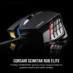 Corsair Scimitar Elite RGB Fekete 18000DPI Gamer egér - Image 3