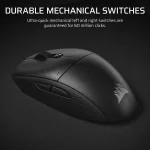 CORSAIR Vezeték Nélküli Egér Gaming, M55 Lightwight, 6 programozható gomb, Ultra-könnyű, 16000dpi, fekete - Image 9