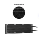 Chieftec Iceberg Pro 360 DARK AiO CPU vízhűtő - CLC-360-VRM-BLK - Image 5