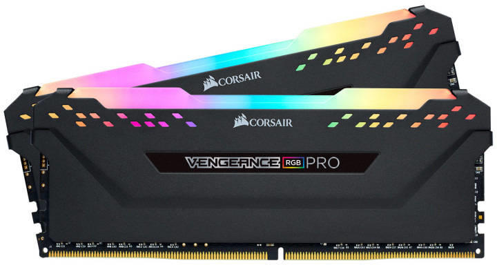 CMW32GX4M2E3200C16_CMW32GX4M2E3200C16.jpg CORSAIR DDR4 32GB (2x16GB) 3200MHz Vengeance RGB Pro RAM, fekete - Image 1