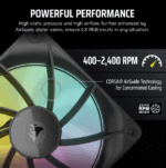 CORSAIR LX RGB Series, iCUE LINK LX120 RGB, 120mm RGB Fan, Single Fan - Image 4
