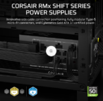 Corsair 2025 RM850x Shift, 850 Watt, ATX 3.1, PCIe 5.1, Cybenetics GOLD Certifie - Image 2