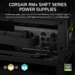 Corsair 2025 RM1000x Shift, 1000 Watt, ATX 3.1, PCIe 5.1, Cybenetics GOLD Certif - Image 2