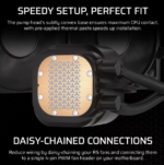 CORSAIR NAUTILUS 240, 240mm Radiator, Liquid CPU Cooler - Image 3