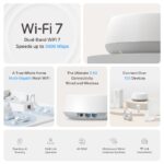 TP-LINK Deco BE25(2-pack) BE3600 egész otthont lefedő Mesh Wi-Fi 7 rendszer - Image 3