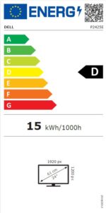 Dell P2425E 24" LED monitor HDMI, DP, USB Type-C (1920x1200) - Image 3