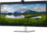 Dell P3424WEB 34" Curved LED Video konferencia monitor HDMI,DP,USB-C (3440x1440) - Image 2