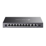 TP-Link Switch  PoE - DS111P (8x 100Mbps + 2x 1Gbps + 1x 1Gbps SFP port; 8x at PoE+ port; 65W) - Image 4