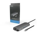 Chieftec 9 az 1-ben USB-C dokkolóállomás PD 80W - Image 2