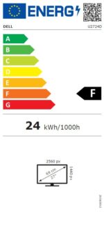 Dell U2724D 27" InfinityEdge Monitor HDMI, DP, USB-C (2560x1440) - Image 3