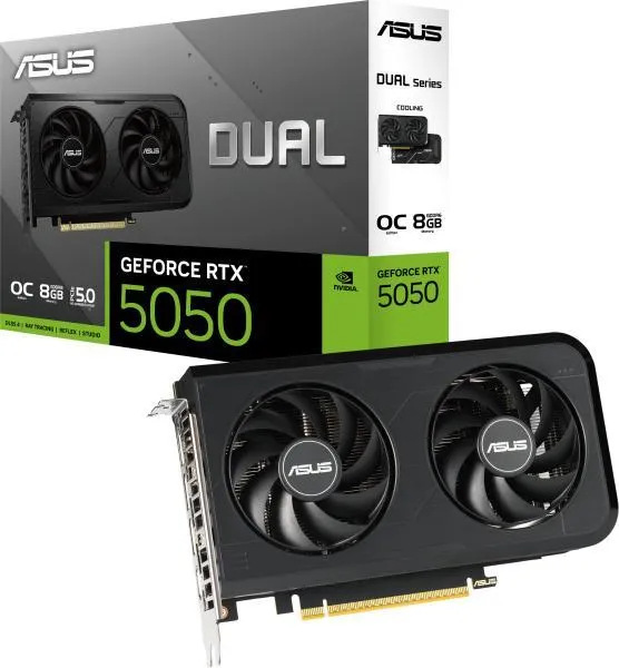 ASUS NVIDIA DUAL-RTX5050-O8G videokártya