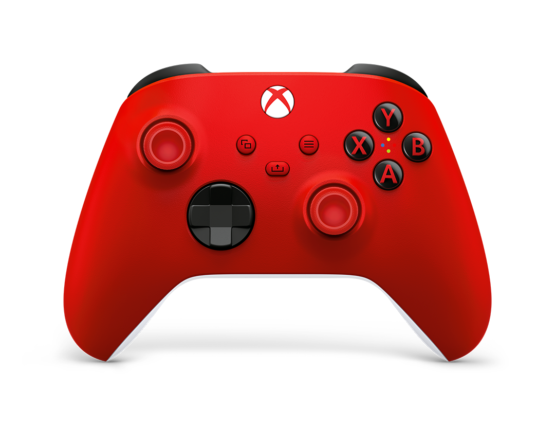 EP2-29936_Xbox_Cntlr_PulseRed_Frnt_RGB.png Microsoft Xbox Wireless Controller Red - Image 1