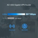 TP-LINK ER605W Omada AC1200 Gigabit VPN Gateway - Image 4