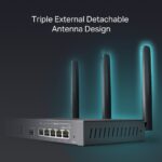 TP-LINK Vezetékes Omada AX3000 VPN Router 1xWAN(1000Mbps) + 4xLAN(1000Mbps) + 1xSFP + 1xUSB3.0, ER706W - Image 5