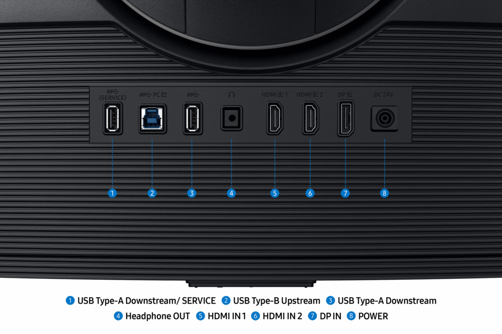 Samsung LS37FG750EUXEN – 37" Odyssey G7 4K UHD Ívelt Gaming Monitor - Image 6