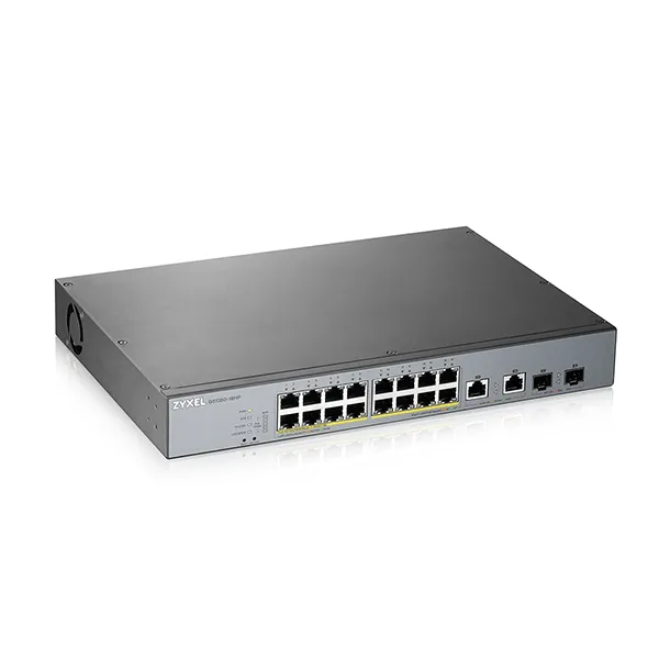 GS1350-18HP, 18 Port managed CCTV PoE switch, long range, 250W