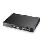 Zyxel GS1915-24EP, 24-port GbE, 12 port PoE, 130 Watt 802.3at, rackmount, fanles - Image 2