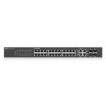 28 Port Smart Managed PoE Switch 24x Gigabit Copper PoE and 4x Gigabit dual pers - Image 3