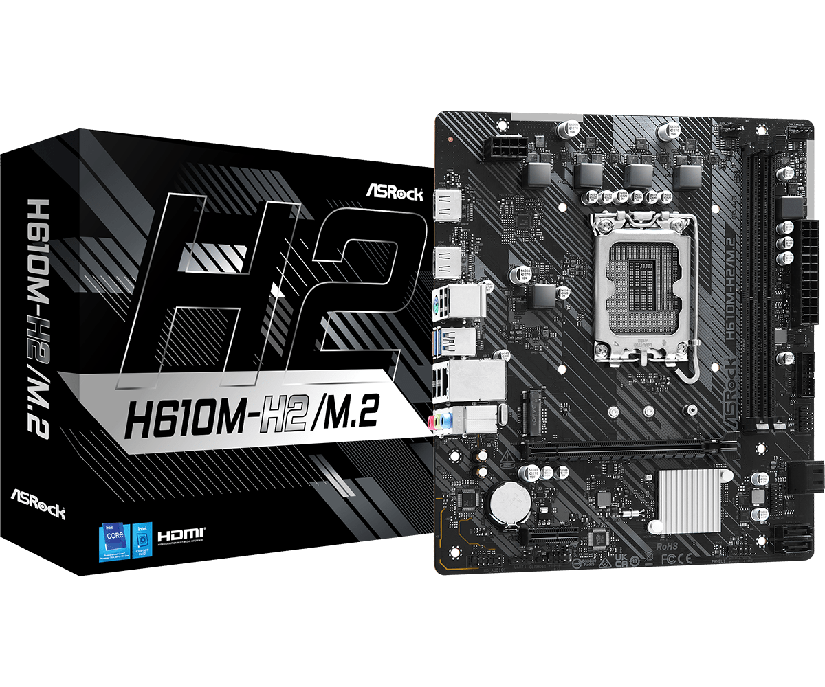 ASRock LGA1700 H610M-H2/M.2 alaplap